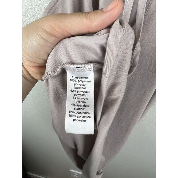 Maurices Beige String-Tie Tank Top with Copper Accents Small Work to Casual Wear - Picture 3 of 5